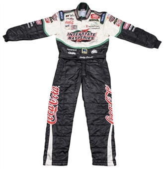 2001 Bobby Labonte Practice Worn & Signed Fire Suit Used on 6/29/2001 (Beckett)
